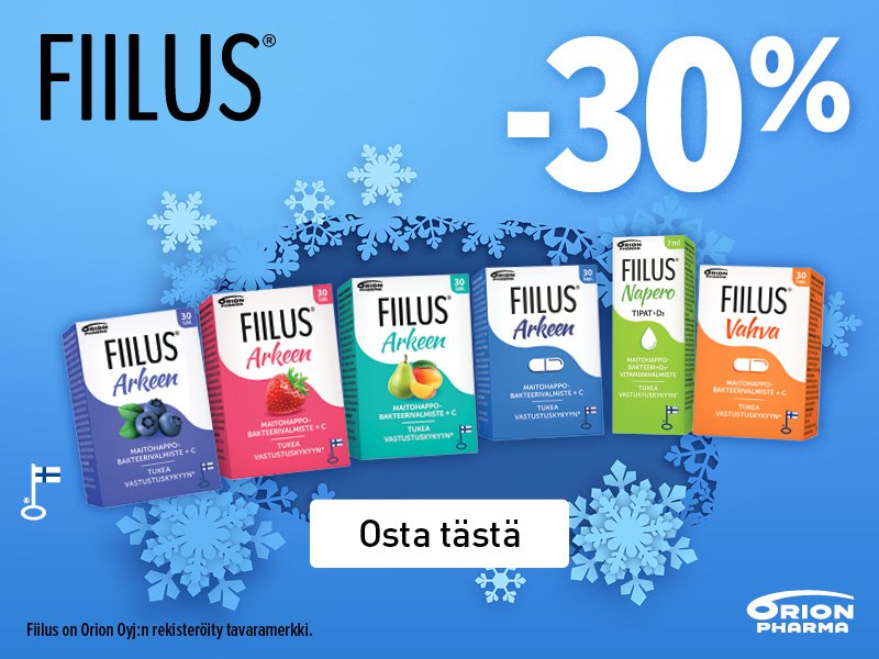 Fiilus tuotteet edullisesti karhu Apteekin verkkokaupasta!