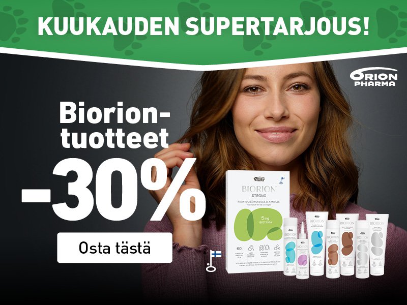 Apua hiusten lähtöön Biorionin tuotteilla!