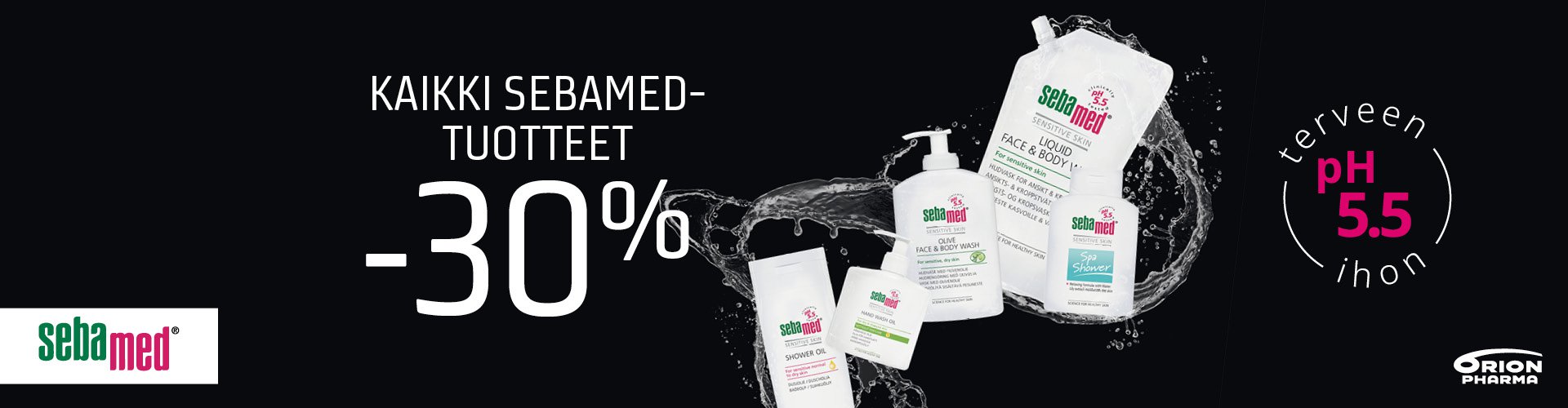 Hellävaraiset Sebamedin tuotteet edullisesti!