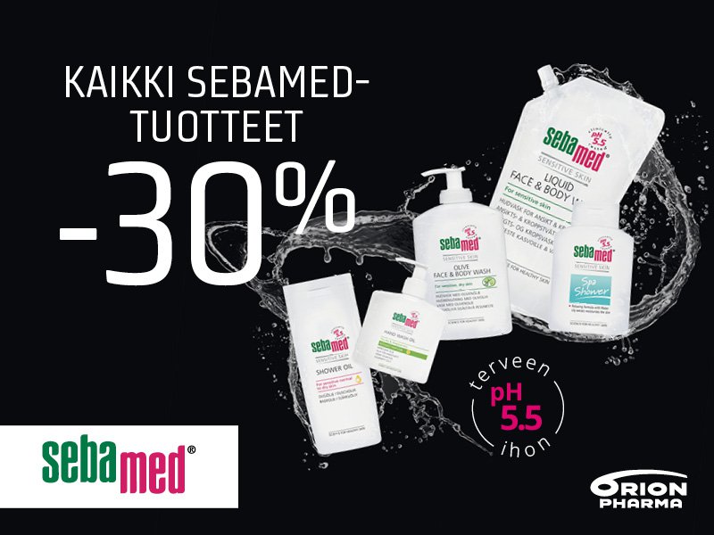 Hellävaraiset Sebamedin tuotteet edullisesti!