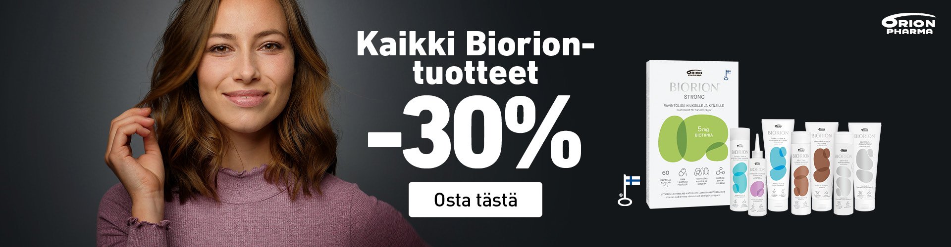 Apua hiustenlähtöön Biorionin tuotteilla!