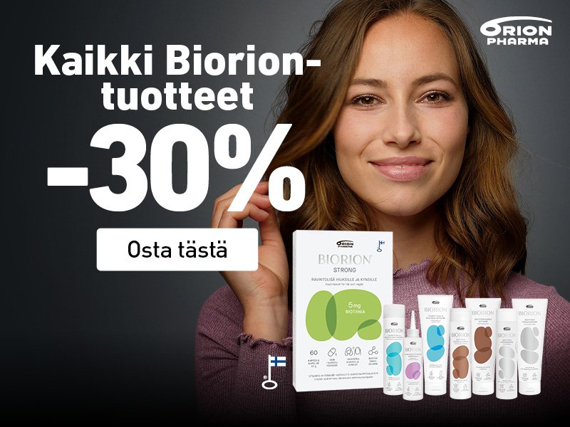 Apua hiustenlähtöön Biorionin tuotteilla!