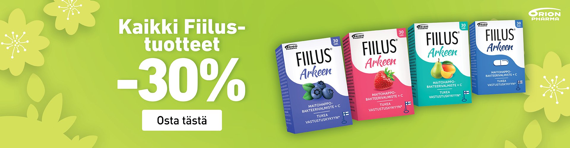 Fiilus hyvää kesäpäivää ja vastustuskykyä!