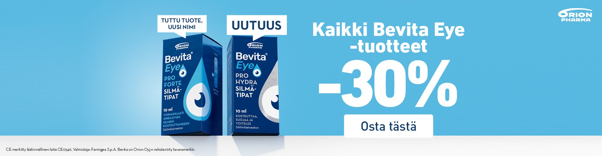 Bevita Eye helpotusta kuiville silmille!