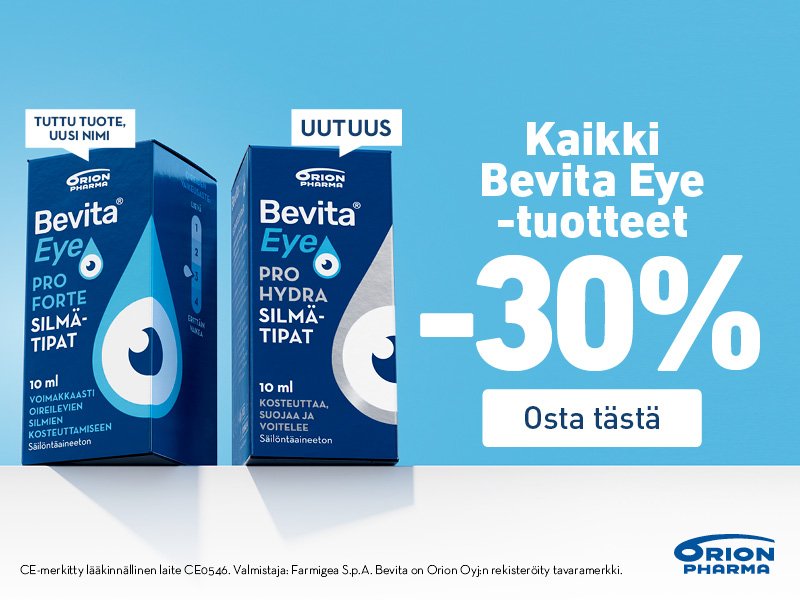 Bevita Eye helpotusta kuiville silmille!