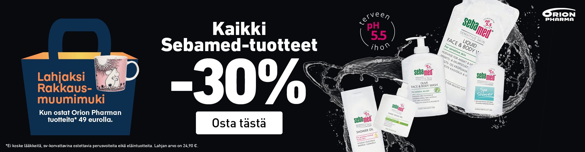 Sebamedin tuotteet halvalla!