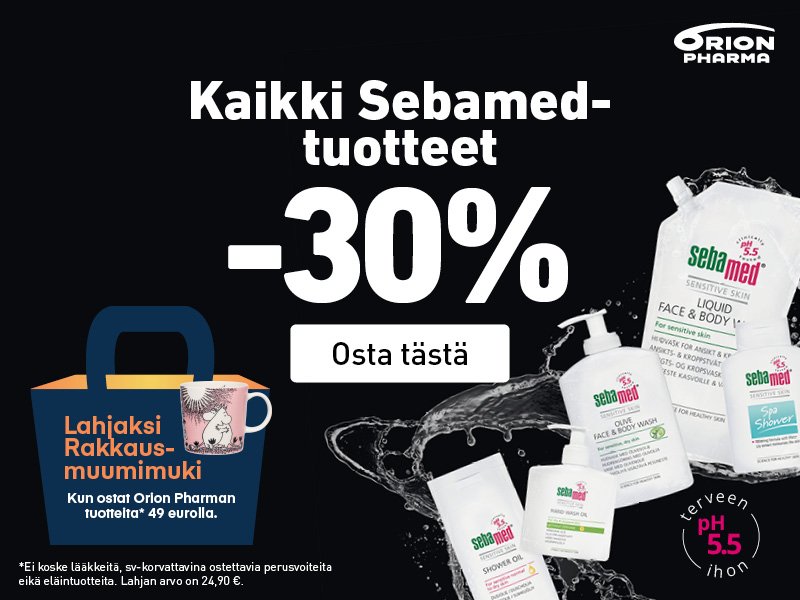 Sebamedin tuotteet halvalla!