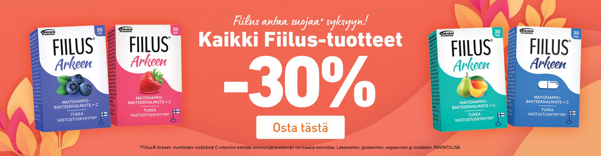 Fiilus vastustuskykyä syksyyn!