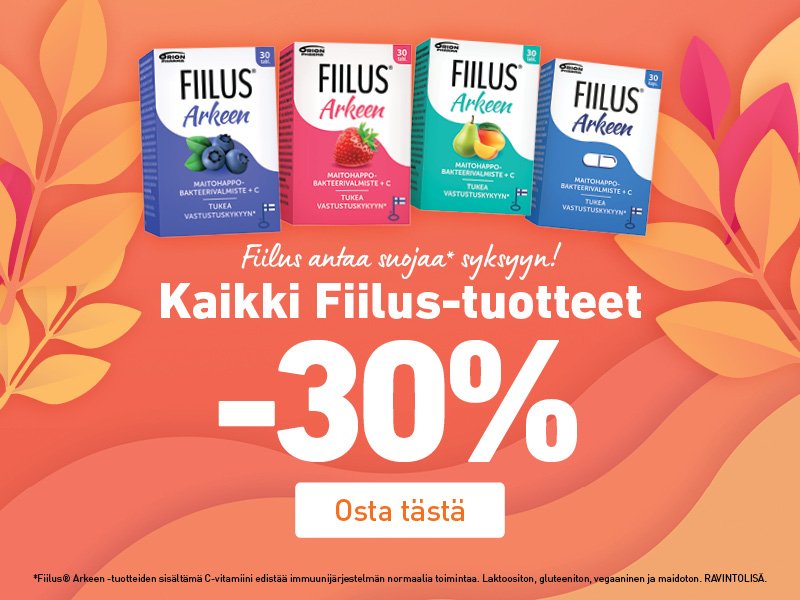 Fiilus vastustuskykyä syksyyn!