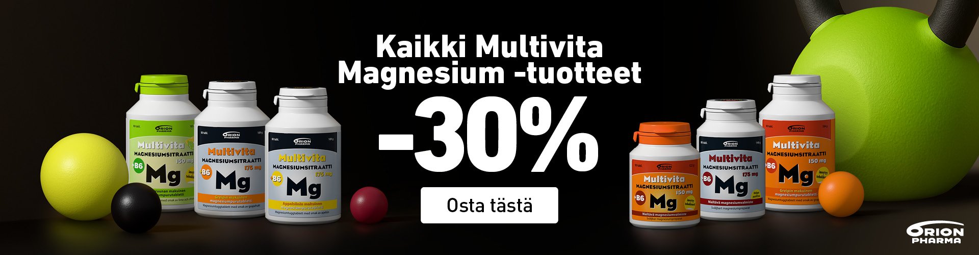 Multivita magnesium hyvin imeytyvää magnesiumsitraattia!