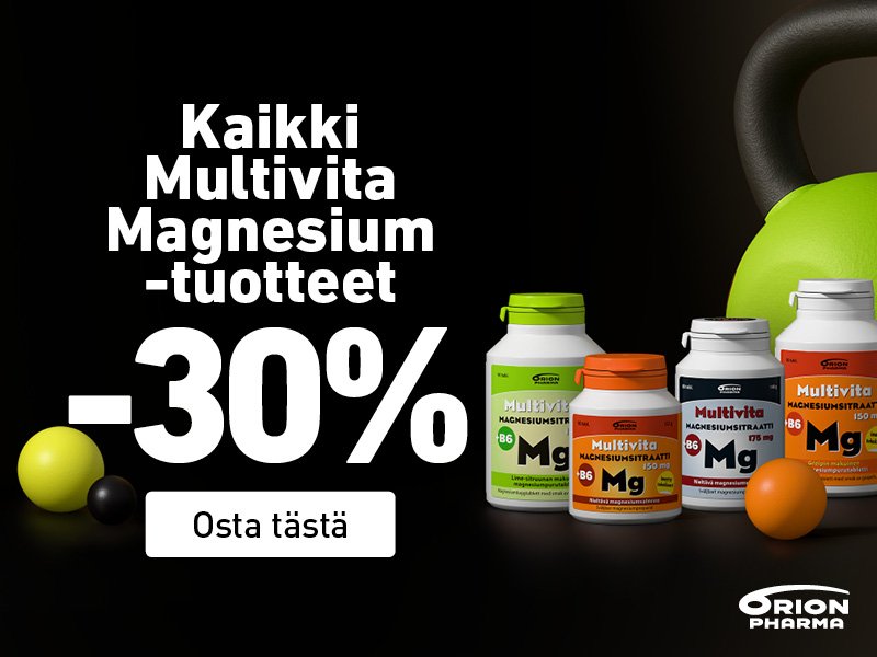 Multivita magnesium hyvin imeytyvää magnesiumsitraattia!