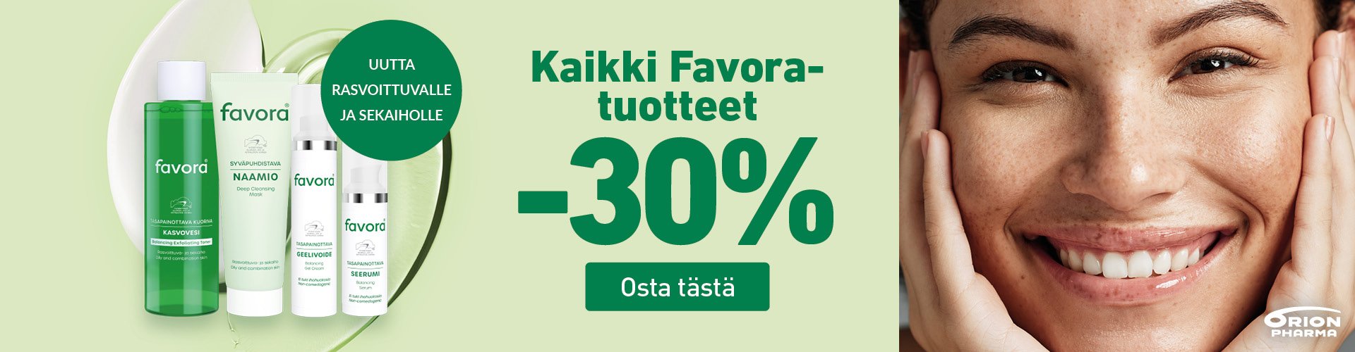 Herkän ihon ystävä Favora!