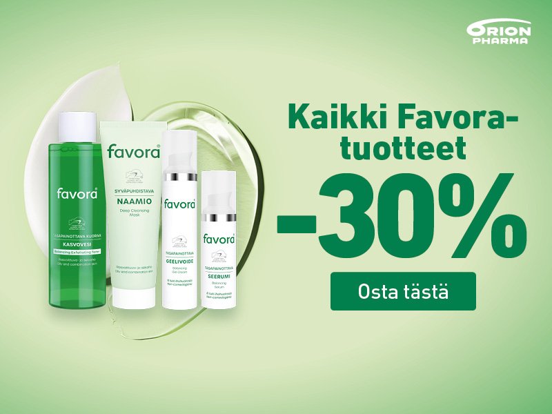 Herkän ihon ystävä Favora!