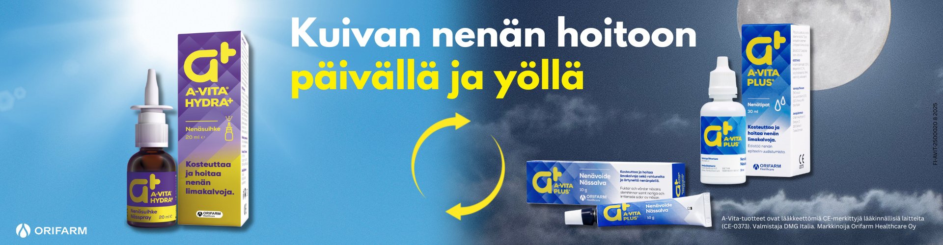 Helpotusta kuivalle nenälle!