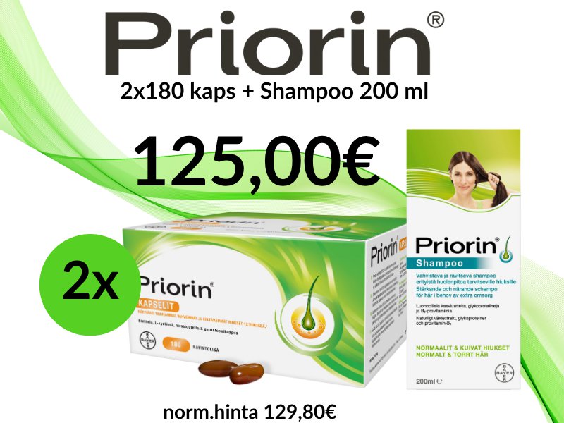 Priorin aina edullisesti!