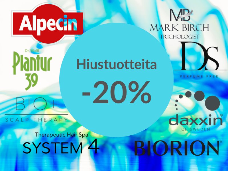 Hiustuotteita tarjouksessa!