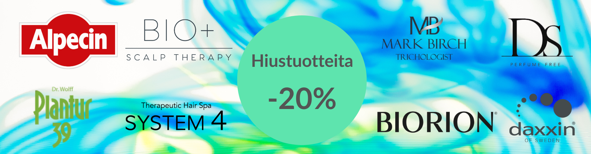 Hiustuotteita tarjouksessa!