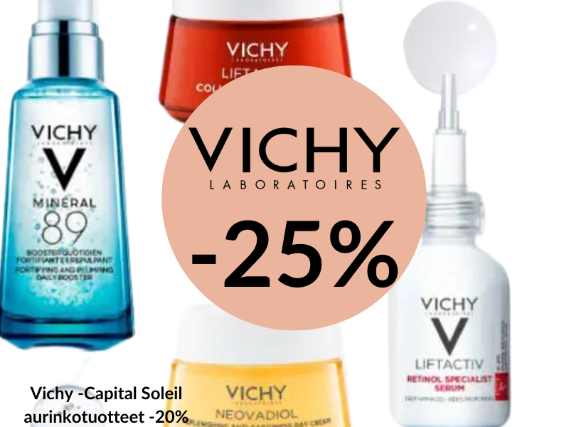 Vichy ihonhoitotuotteet edullisesti!