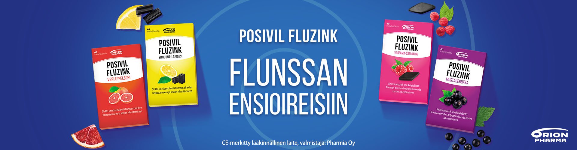 posivil fluzink flunssaa vastaan