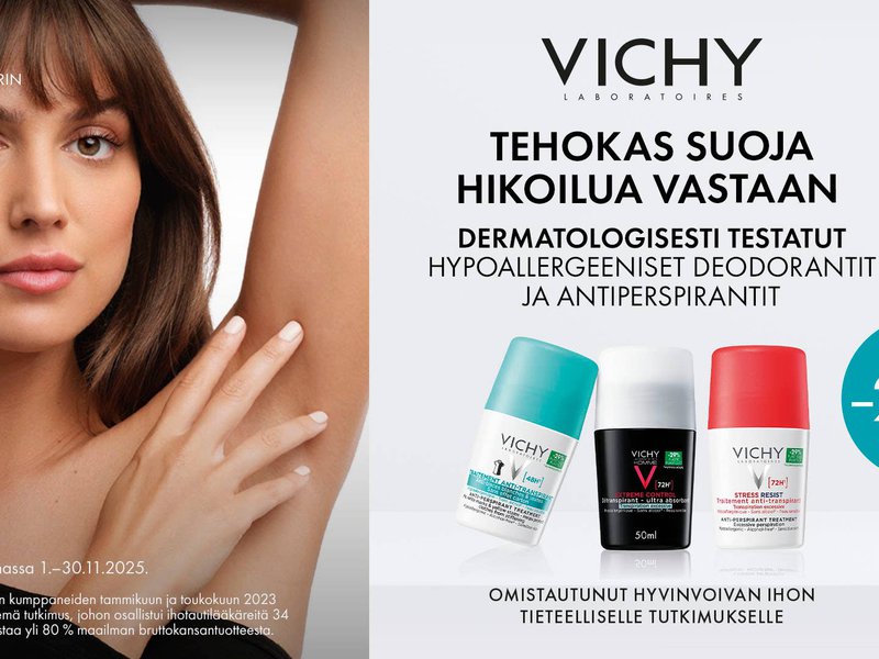 VIDCY deodorantti VICHY ANTIPERSPIRANTTI