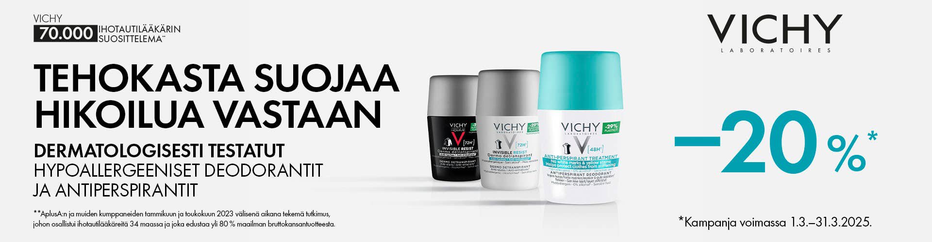 VICHY deodorantit