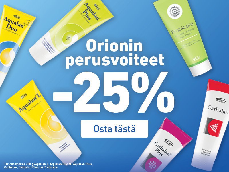 Orionin perusvoiteet -25%