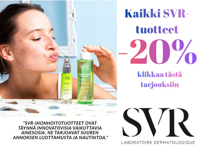 SVR-sarja -20% kosmetiikkatarjous