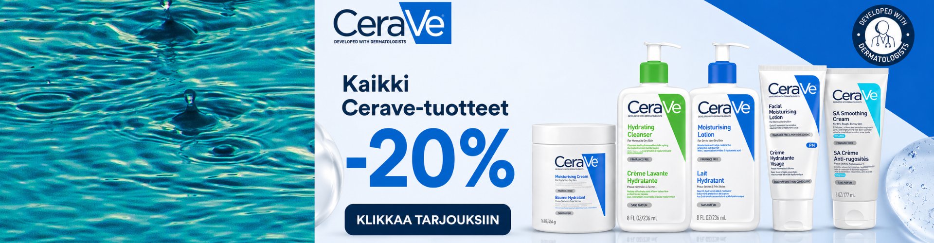 Cerave tarjous -20%