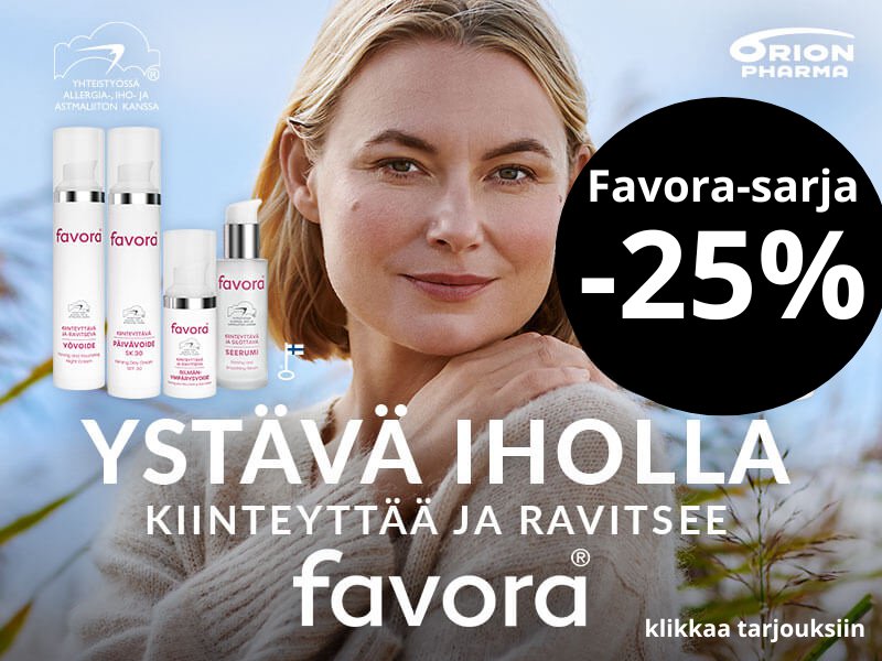 Favora tarjous -25%