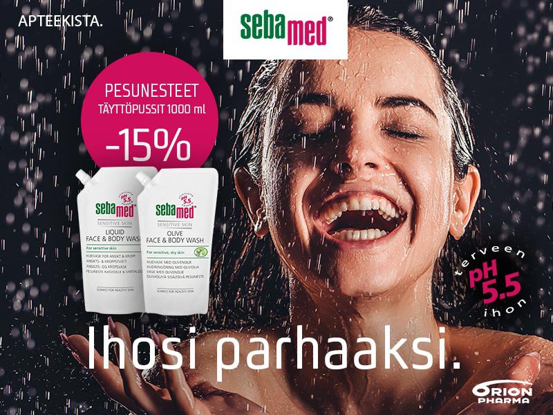 Sebamed pesunesteet täyttöpussit -15%