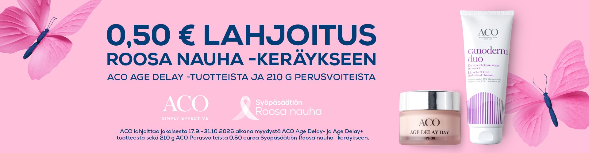 ACO Roosa nauha- kampanja