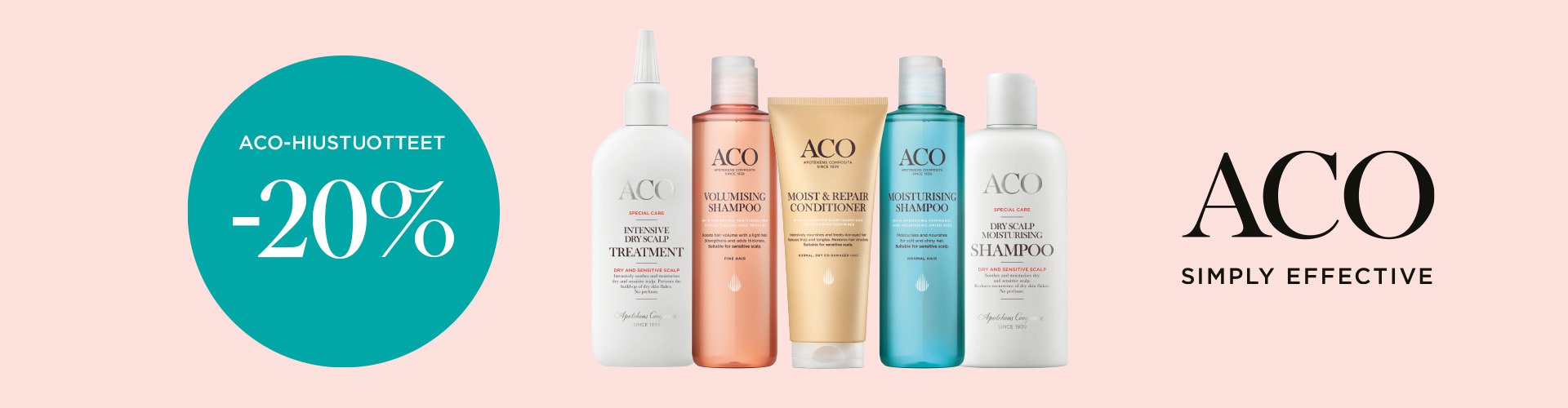 Aco hiukset tarjous