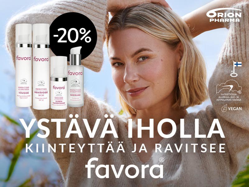 Favora kiinteyttävät -20%