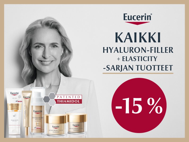 Uutuus Eucerin Hyaluron Filler Elasticity
