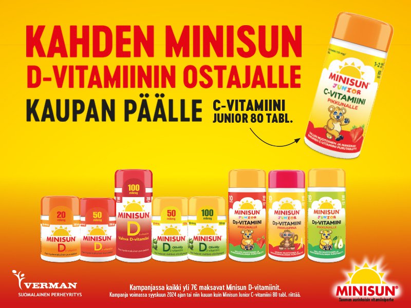 Minisun D-vitamiini kampanja