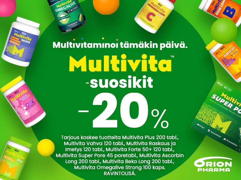 Multivita suosikit -20% kampanja