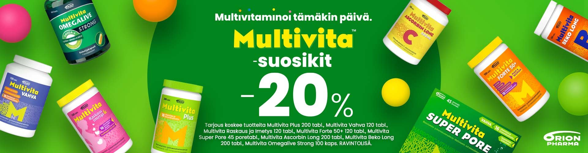 Multivita suosikit -20% kampanja
