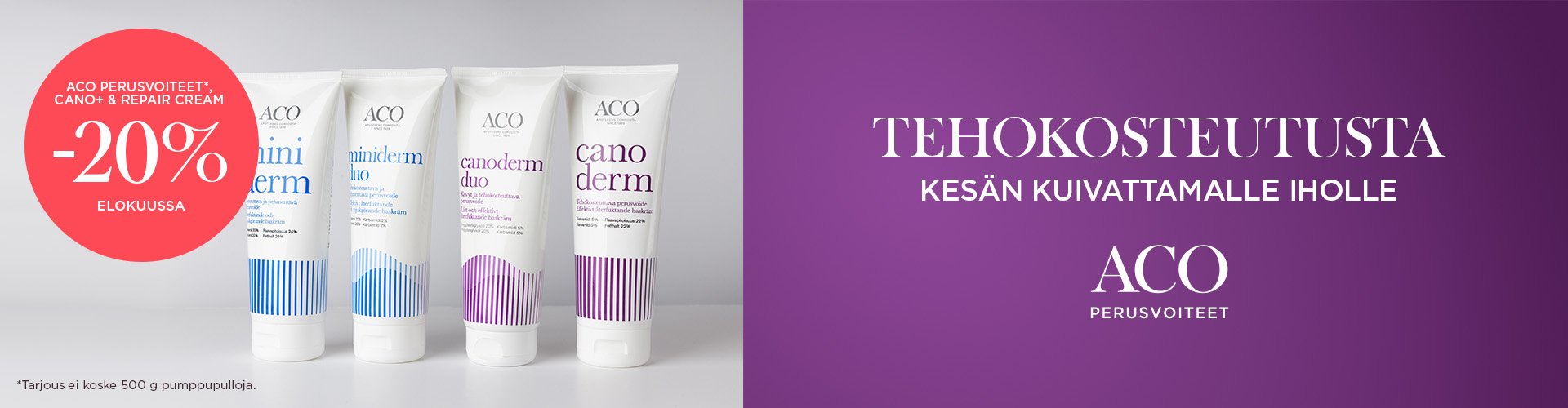 Aco perusvoiteet tarjous