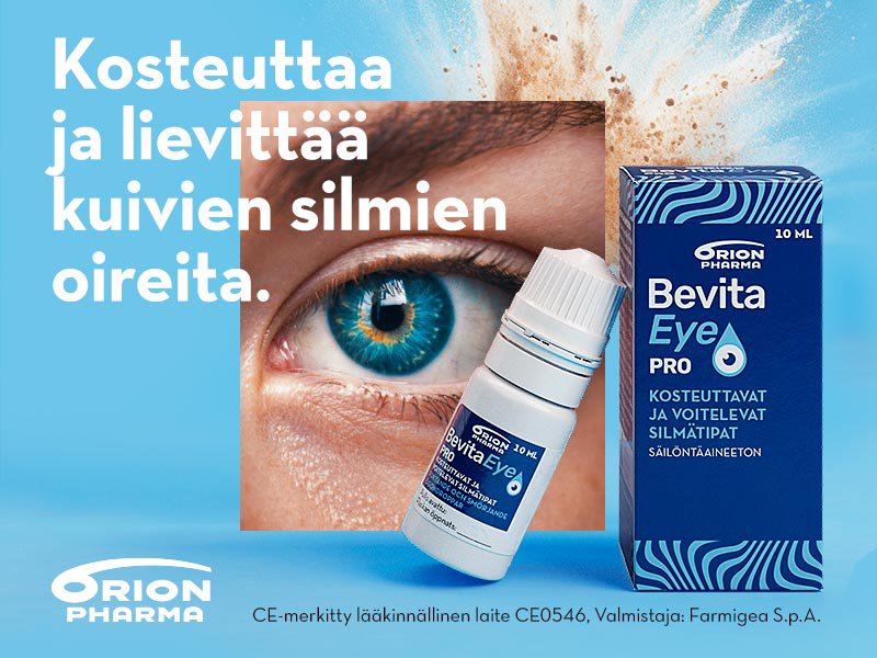 Bevita eye pro ale apteekissa silmätippa kuiville