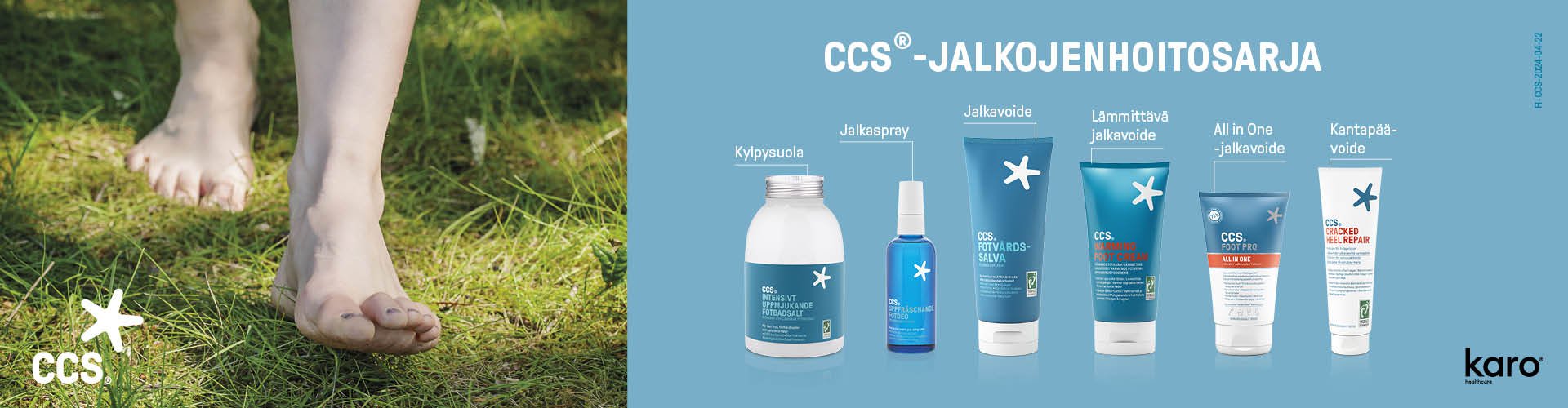 ccs jalkojenhoitosarja ale apteekki