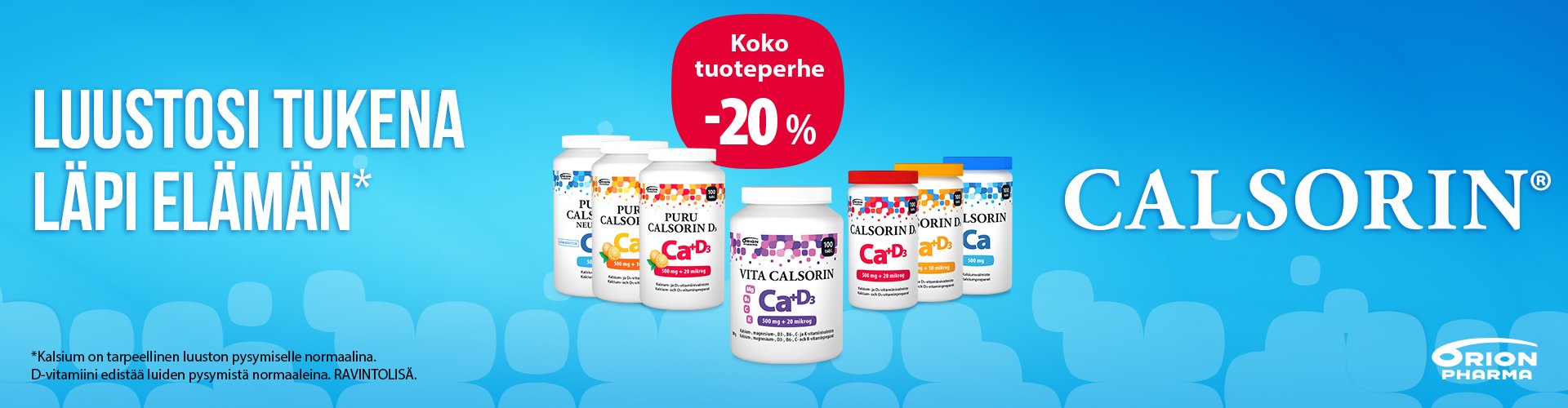 Kalkkitabletti tarjouksessa